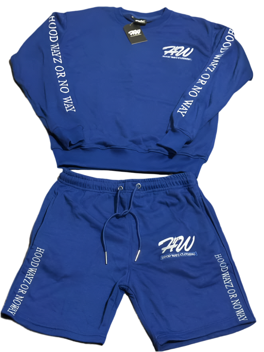 Royal Blue Short Set