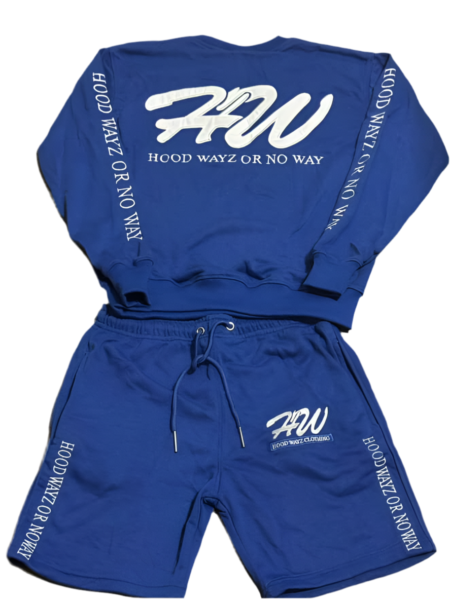 Royal Blue Short Set