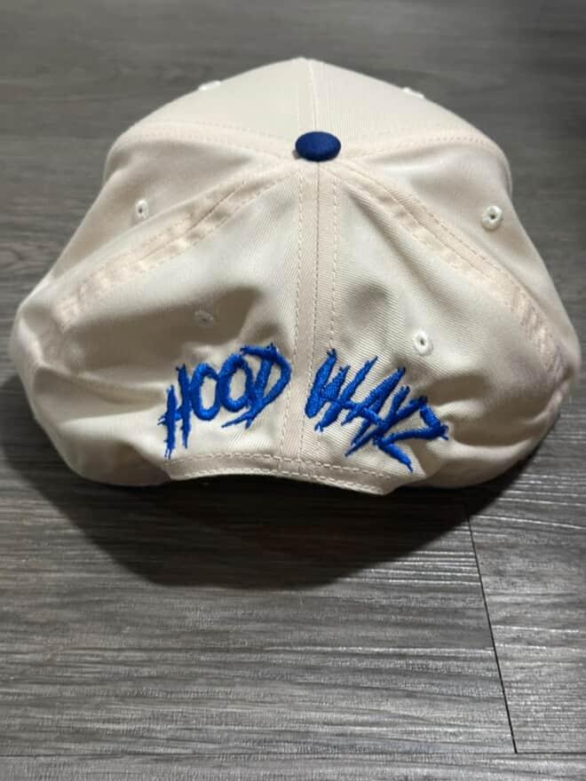 Nude & Royal Blue Trucker Hat