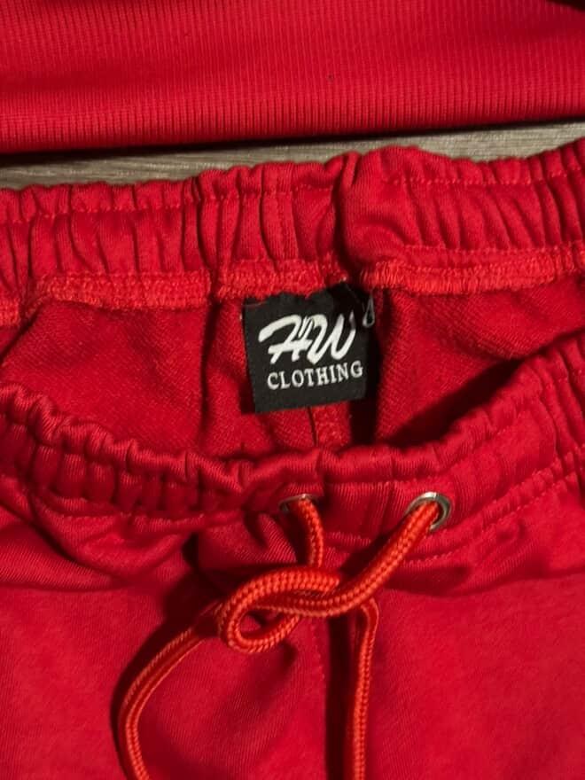 Red Short Set