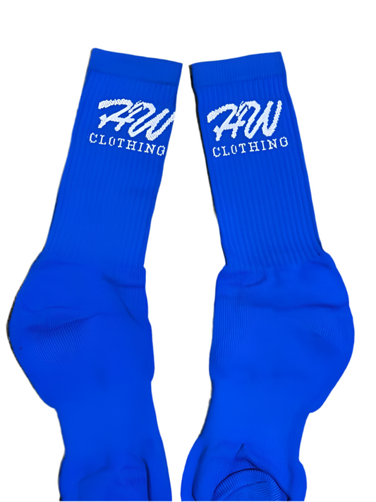 Royal Blue Hood Wayz Socks