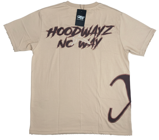 TAN SHORT SLEEVE T-SHIRT